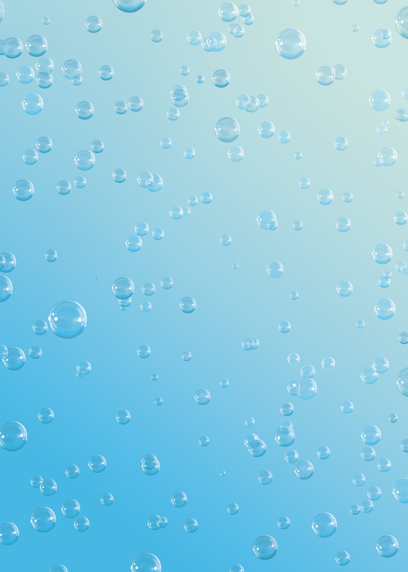 Aqua Bubbles Large Vinyl Photography Backdrop by Club Backdrops