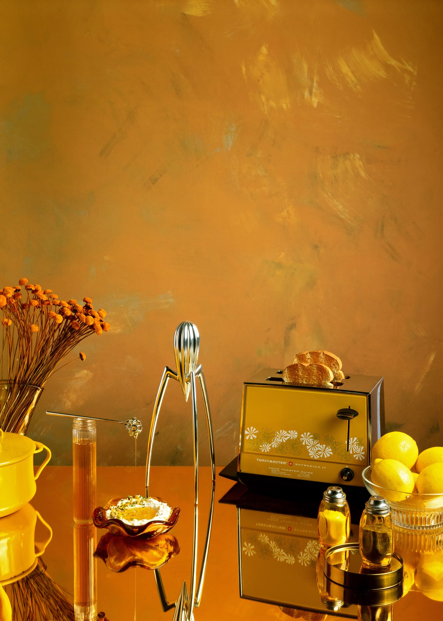 Mustard Haze Large Vinyl Photography Backdrop by Club Backdrops [90 x 120cm / ~3 x 4ft]